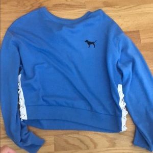 blue crew neck from PINK
